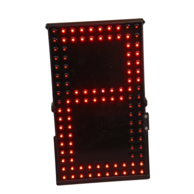 Outdoor LED Gas Price Changer 6inch Yellow Led Gas Sign With Remote Control