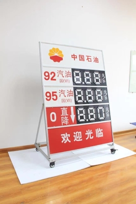 Energy Saving Gas Station Digital Price Signs Petrol Station Price Display