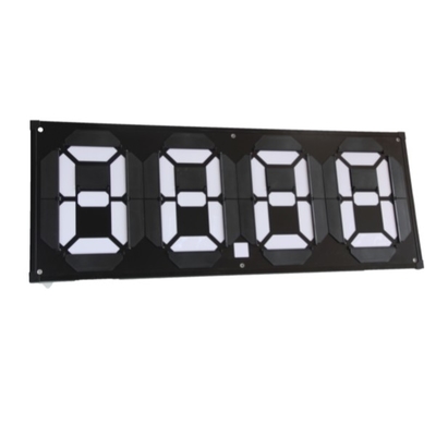 Translucent Type 7 Inch Mechanical Flip Price Signs Gas Station Display 888.88