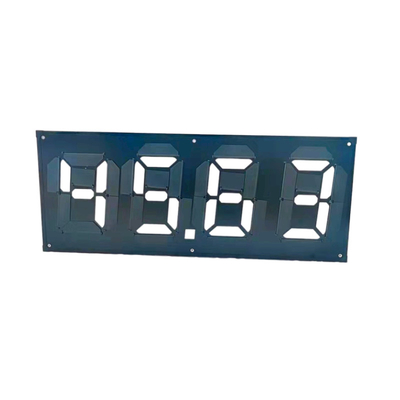 10 Inch White Translucent Gas Station Gas Price Sign Magnetic Flip Digital Price Sign