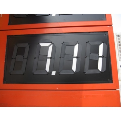 5 Characters Gas Station Fuel Price Board Translucent Type Reflective Type Optional