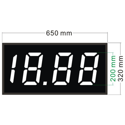 Magnetic Flip 7 Segment Digital Message Display Board Petrol Station Gas Price Display