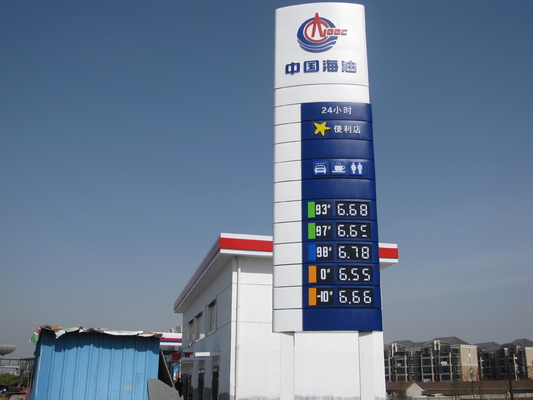 Waterproof Digital Message Display Board Magnetic Flip Gas Price Signs