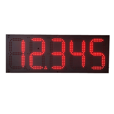 88.888 Red Gas Station LED Price Display DC24V Petrol Price Display