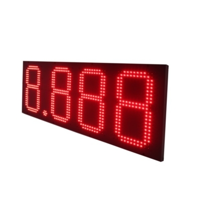 13'' Bright White Waterproof LED Gas Price Signs With RF Remote Control
