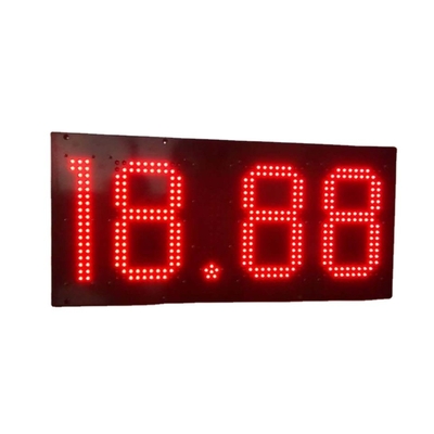 Remote Controllable Waterproof LED Display Board Oil Price Sign For Gas Station