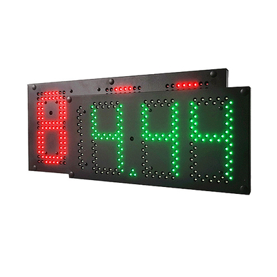 8.88 Green Red LED Gas Price Sign Remote Control With Double Sided Pole Sign