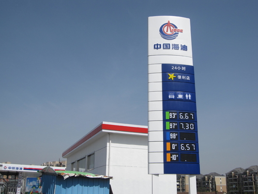 Energy Saving 7 Segment Gas Price Display Panel 888.8 Gas Station LED Price Board
