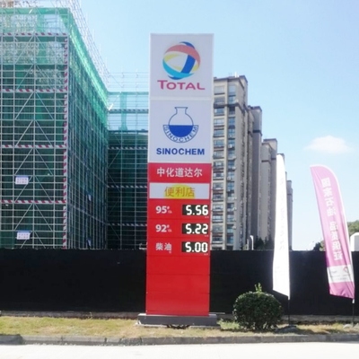 Waterproof LED Display Board Oil Price Sign For Gas Station with Remote Control