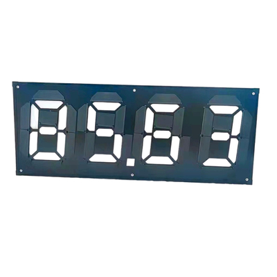 10 Inch White Translucent Gas Station Gas Price Sign Magnetic Flip Digital Price Sign