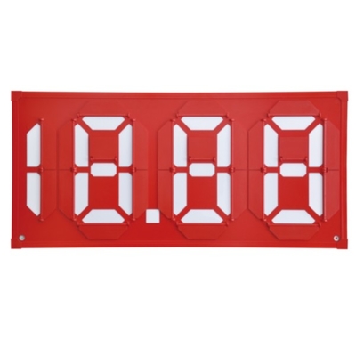 5 Characters Gas Station Fuel Price Board Translucent Type Reflective Type Optional